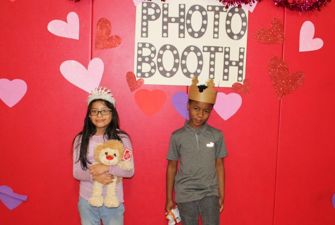 Valentine's Day Dance. 3rd Grade King and Queen.