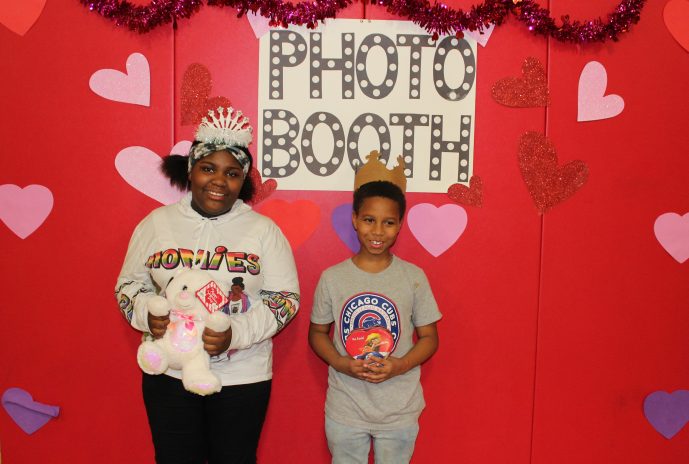 Valentine's Day Dance. 4th Grade King and Queen.